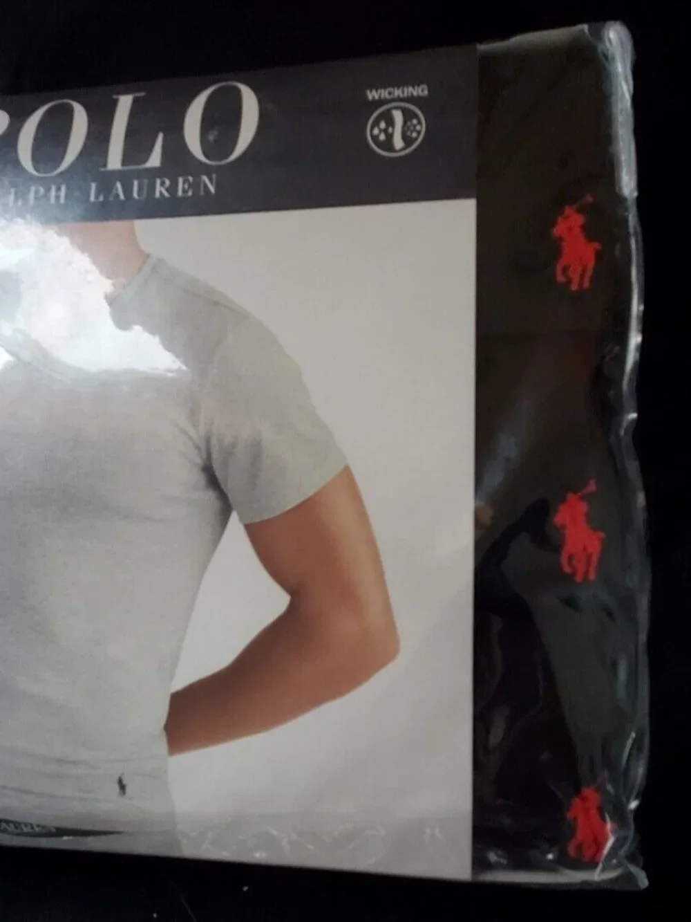 BRAND NEW 3 PACK RALPH Lauren Polo BLACK T SHIRTS SIZE XL